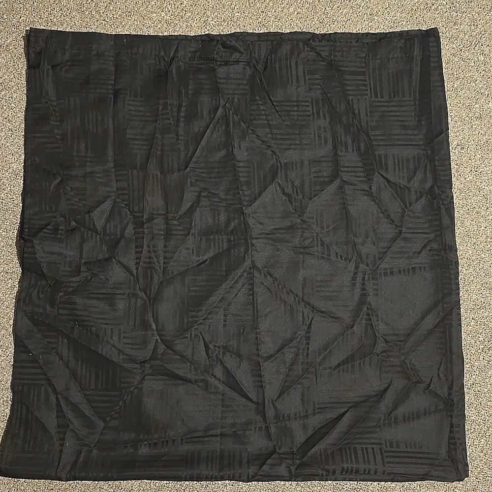 Mainstays Black Shower Curtain